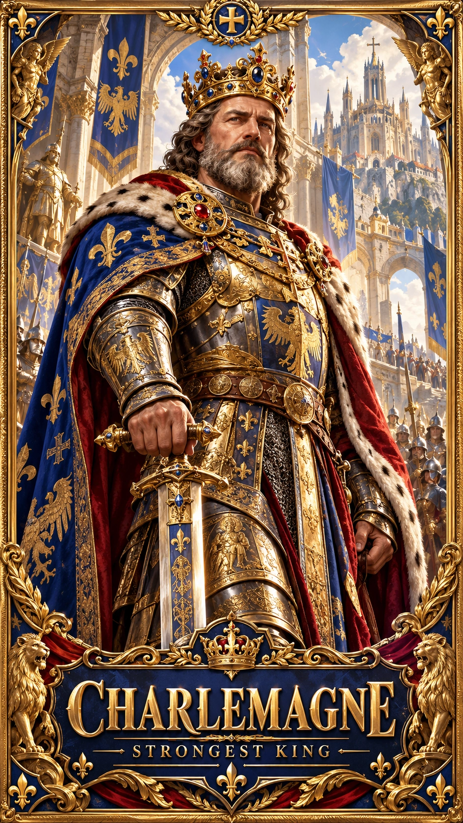 Charlemagne, reward avatar for the most powerful king
